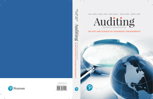 Auditing: The Art and Science of Assurance Engagements - 14th Canadian Ed
