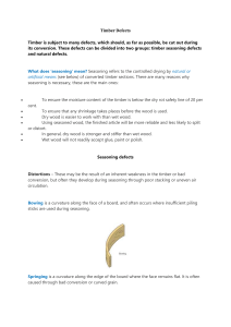 Timber Defects: Seasoning & Natural Imperfections Explained