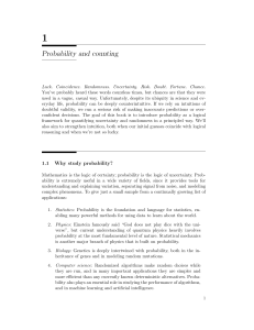 Probability and Counting: An Introduction