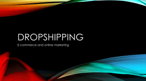 Dropshipping: E-commerce & Online Marketing Guide