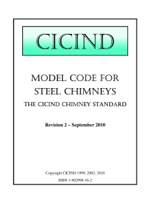 Steel Chimney Design Code: CICIND Standard