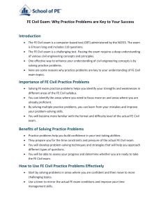 FE Civil Exam: Practice Problems for Success