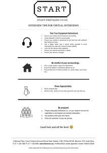 Virtual Interview Tips: Ace Your Online Interview