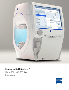 HFA3 Service Manual: Models 830, 840, 850, 860