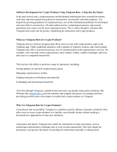 Telegram Bots for Crypto: Development & Benefits