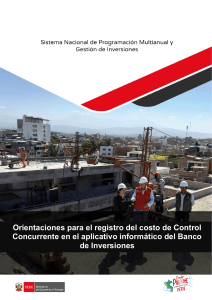 Gu&iacute;a de Control de Costos de Inversi&oacute;n para Banco de Inversiones