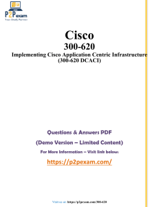 Cisco 300-620 DCACI Exam Questions & Answers PDF (Demo)