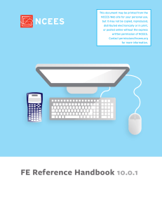 FE Reference Handbook: Engineering Exam Prep
