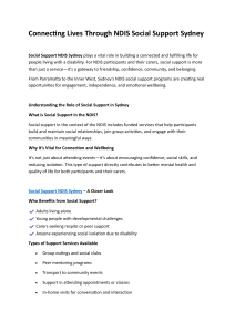 NDIS Social Support Sydney: Connection & Wellbeing