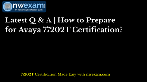 Avaya 77202T Exam Prep: Questions, Syllabus & Tips