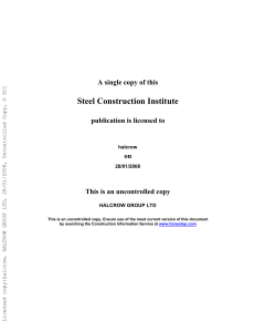 Moment Connections in Steel Construction Design Guide