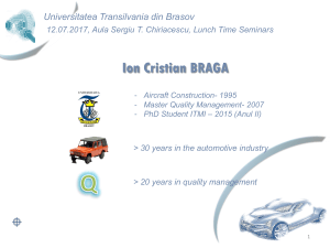 Risk Analysis in Automotive Mechatronics Production