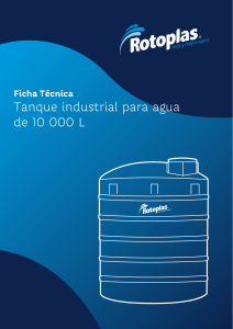 Ficha Técnica Tanque Agua Rotoplas 10000L