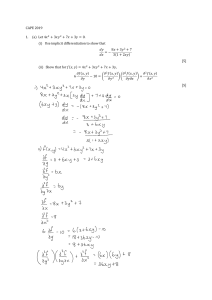CAPE Mathematics Exam Paper 2019