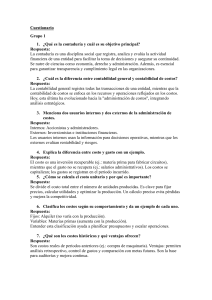 Cuestionario de Contabilidad, Costos e Informática