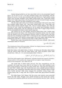 Sirah: Bangsa Arab, Bahasa, dan Mekkah