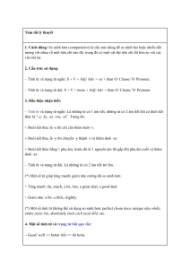Comparative Adjectives Worksheet: English Grammar Practice