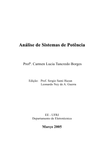 Material de Curso An&aacute;lise de Sistemas de Pot&ecirc;ncia