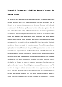 Biomedical Engineering: Mimicking Natural Curvature