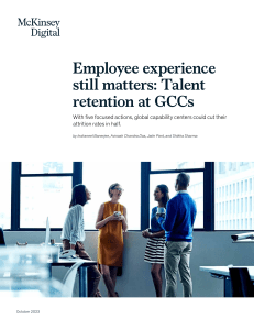 Employee Experience & Talent Retention at GCCs