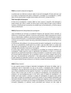 Guía de Metodología de Investigación: Pasos y Variables