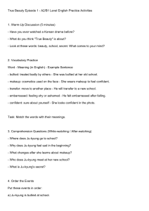 True Beauty Episode 1: English Practice Activities (A2/B1)