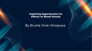 Hypertension: Effects on Blood Vessels Presentation
