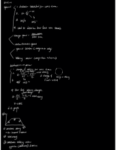 Physics Notes: Motion, Speed, Velocity, and Forces
