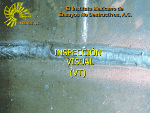 Inspección Visual (VT): Métodos y Requisitos
