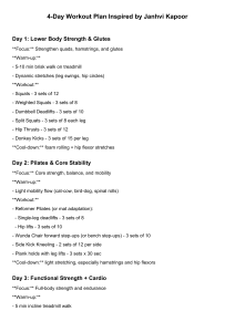 4-Day Workout Plan Inspired by Janhvi Kapoor