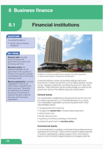 Financial Institutions: Types, Functions & Services