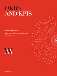 OKRs and KPIs: A Guide to Goal Setting