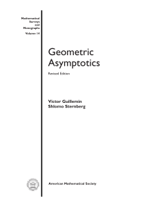 Geometric Asymptotics: Revised Edition