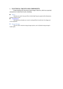 Self-Inductance Applications in Electrical Circuits