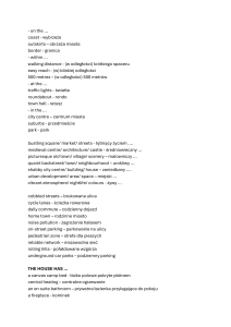 Słownictwo Angielsko-Polskie: Lokalizacje i Mieszkania