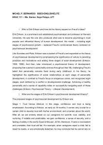 Erikson & Piaget Theories: Psychosocial & Cognitive Development