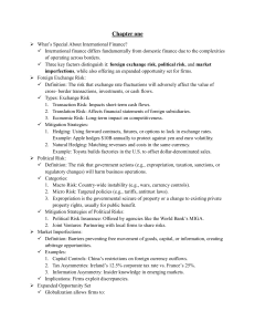 International Finance: Risks, Markets, and Globalization