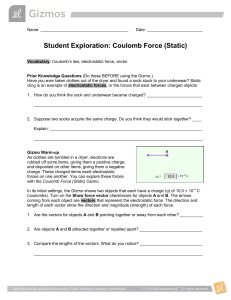 Coulomb Force Exploration: Charge & Distance Effects