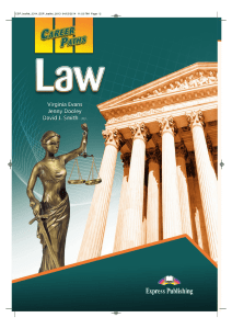 Career Paths Law Textbook: English for Legal Professionals