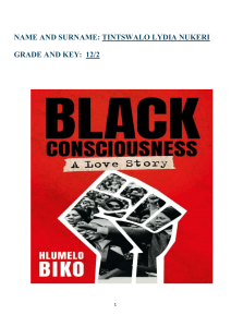 Black Consciousness Movement in 1970s South Africa