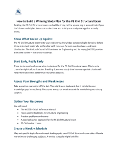 PE Civil Structural Exam Study Plan: How to Pass