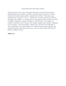 Good Manners: Importance & Etiquette for Kids