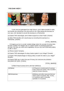Business & Economics Exam: Week 1 & 2 Questions