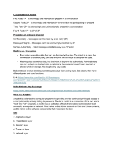 Cybersecurity Fundamentals: Actors, Encryption, and Network Security