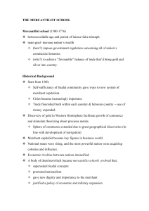 Mercantilist School: Economics Lecture Notes