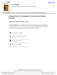 Art Therapy in Community Practice: A Model