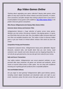 Buy Video Games Online at UGAgamestore