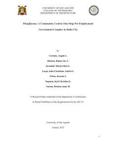 Community-Centric Government Complex Design in Iloilo City