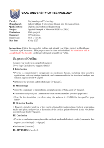 Applied Strength of Materials Mini-Project Assignment