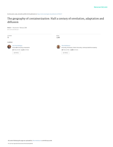 Geography of Containerization: Revolution & Diffusion